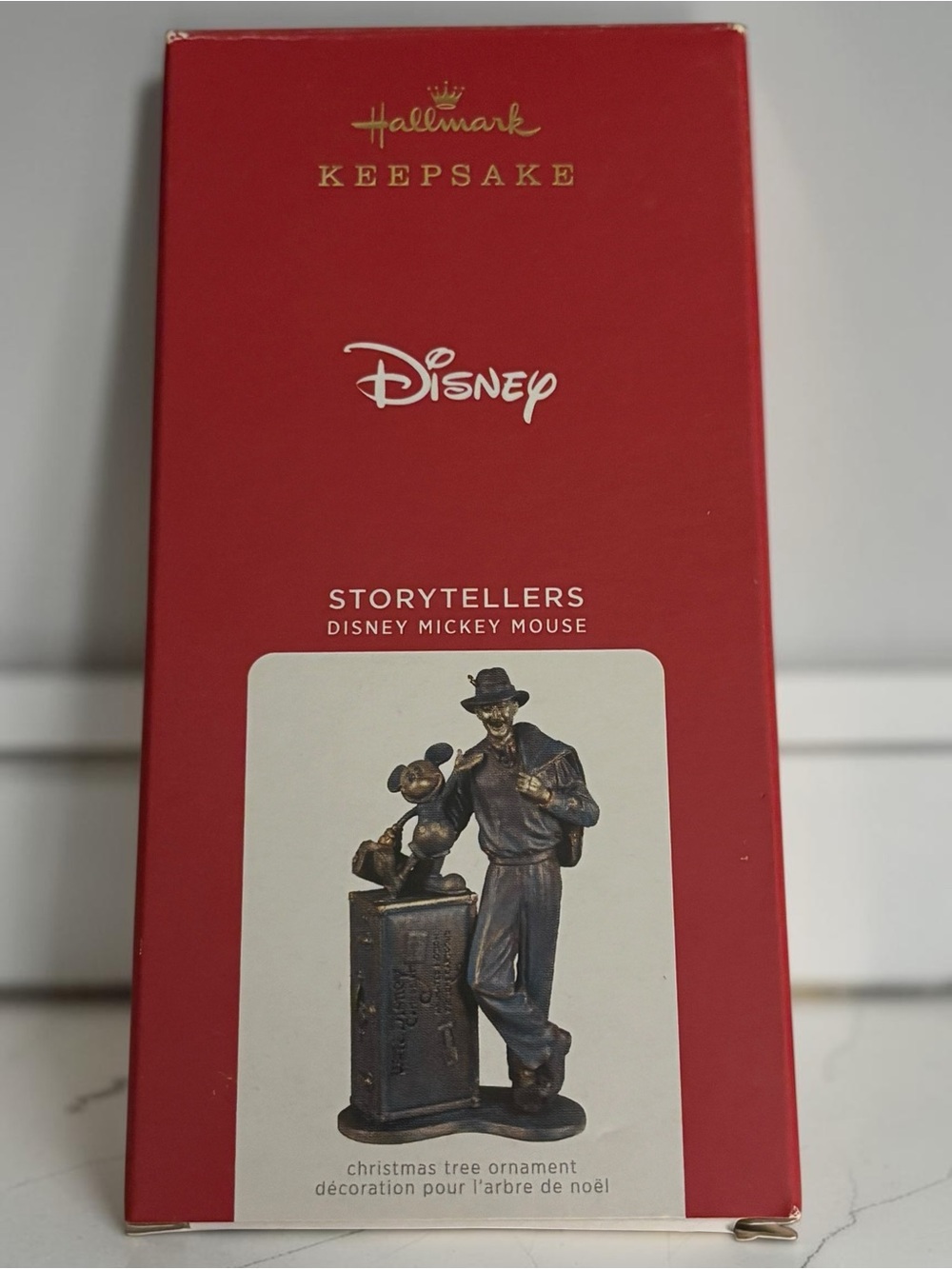 Hallmark Keepsake Disney Storytellers Walt Disney Mickey Mouse Ornament 202
